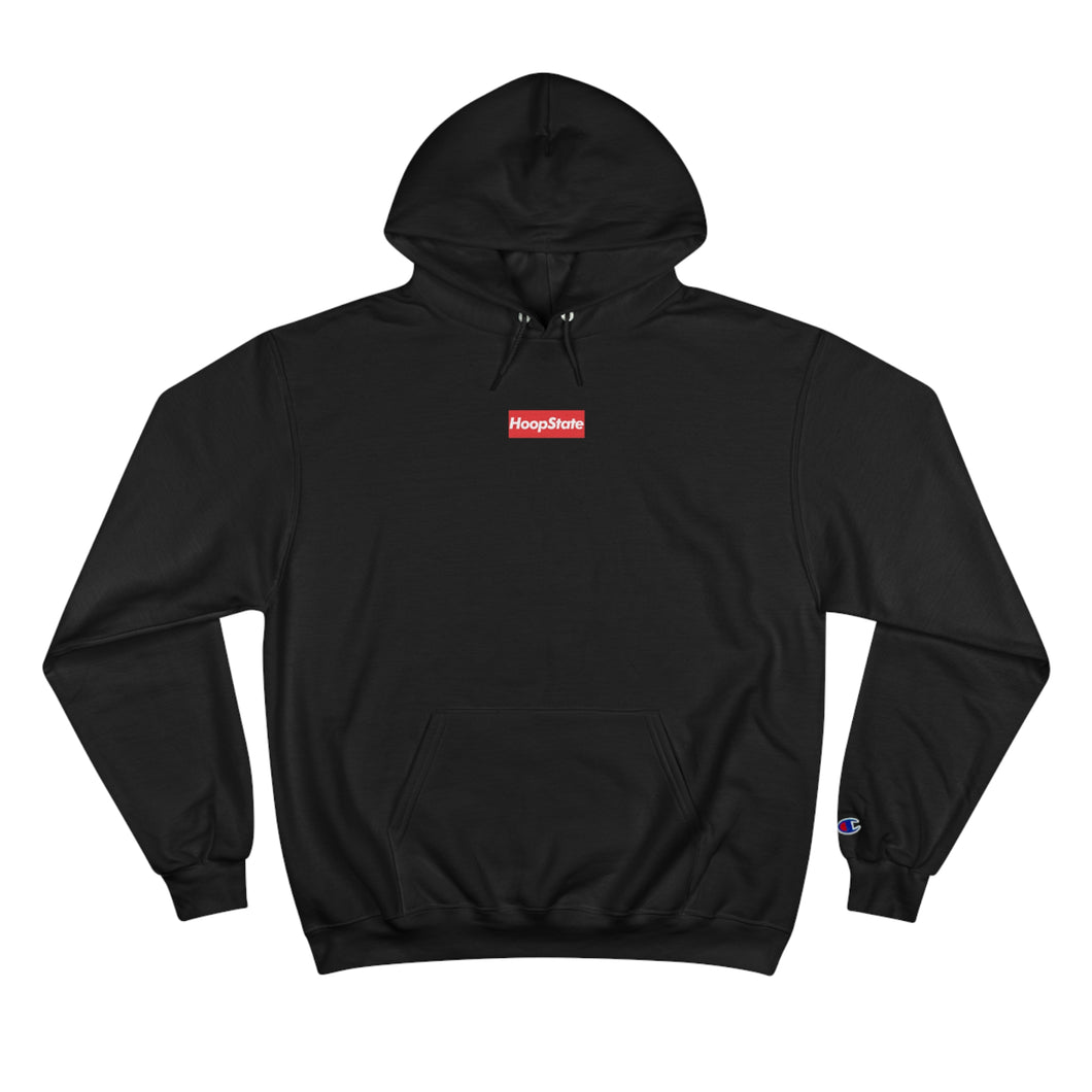 Hoop State Box Logo Hoodie by Champion